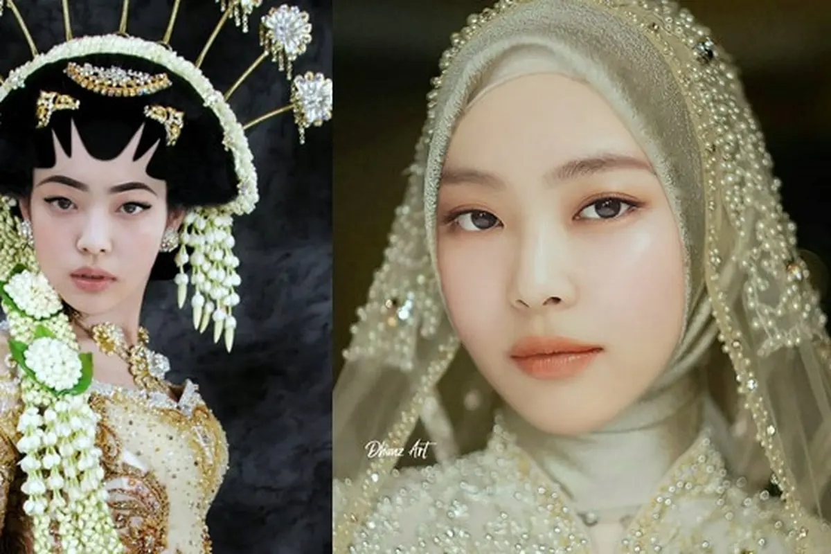 6 Editan Foto Jennie Blackpink Jika Nikah Sama Orang Indonesia, Kocak