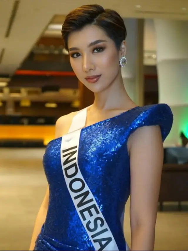 7 Potret Nadia Tjoa, Wakil Indonesia yang Raih Mahkota Miss Face of Humanity 2022
