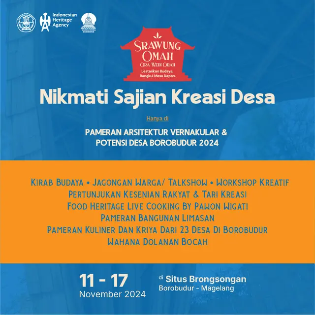 Pameran Arsitektur Vernakular dan Potensi Desa Borobudur