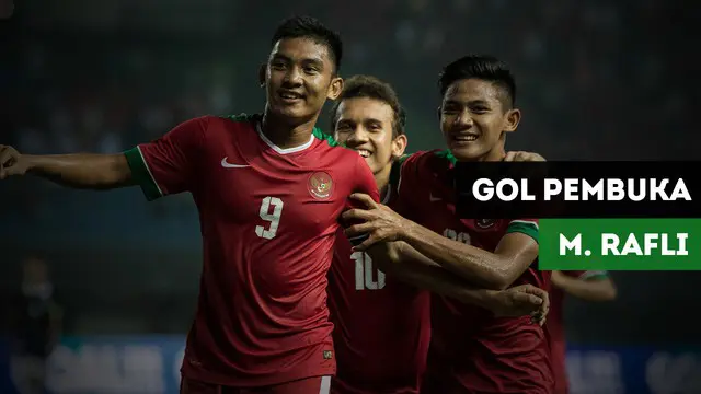 Rafli cetak gol perdana Timnas Indonesia U-19 di Kualifikasi Piala AFC U-19