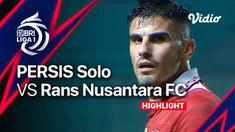 Berita video highlights pertandingan BRI Liga 1 antara Persis Solo melawan RANS Nusantara pada laga pekan ke-12 BRI Liga 1, Selasa (6/12/22). Persis menang besar dengan skor 6-1.