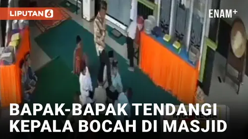 VIDEO: Bocah-bocah di Masjid Ditendang di Bagian Kepala oleh Seorang Pria