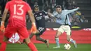 Oscar Mingueza berpotensi menjadi pemain bebas transfer jika Celta Vigo gagal memperpanjang kontraknya. Keunggulan Mingueza adalah fleksibilitas posisinya di lini belakang. (AFP/Miguel Riopa)