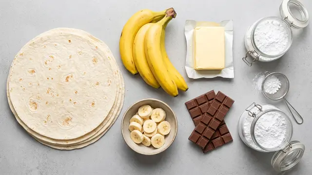 Resep Kebab Pisang Cokelat (AI Generated)