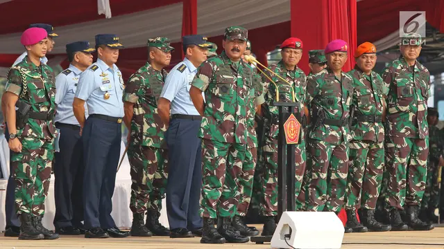 Panglima TNI Pimpin Apel Pengamanan Pelantikan Presiden