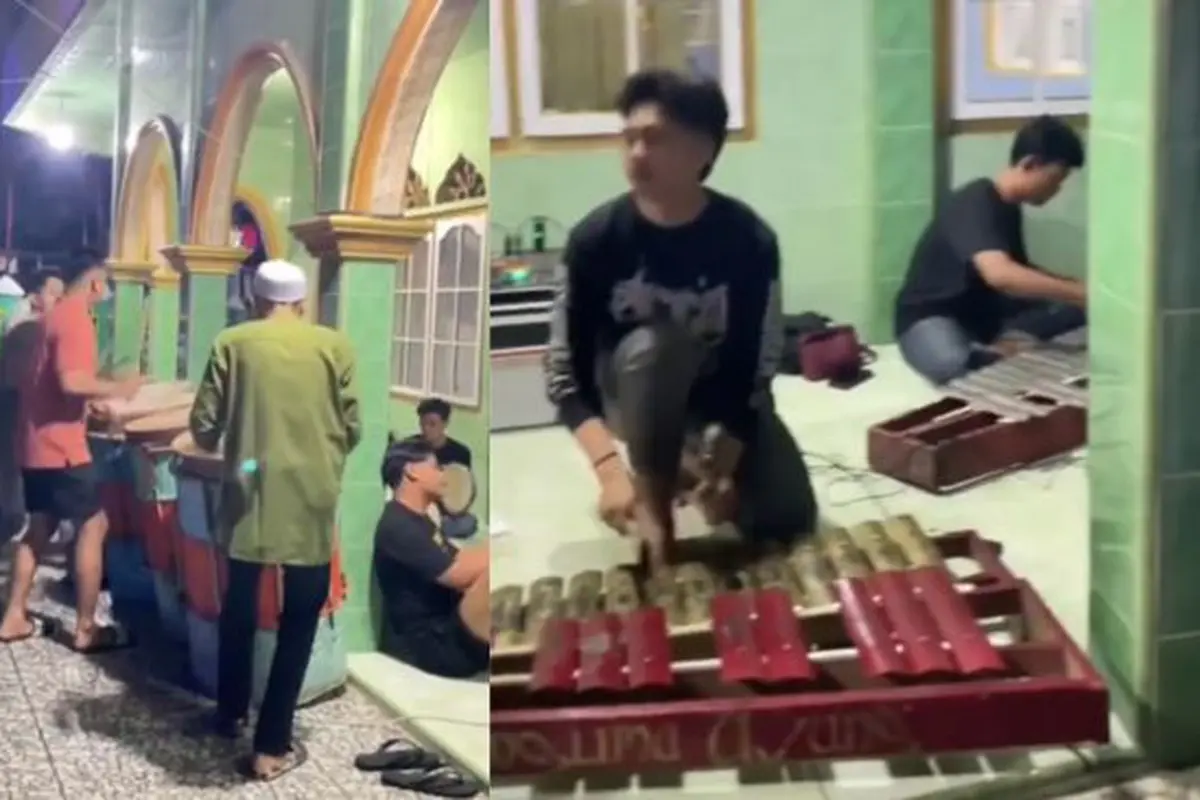 Warga Jambi Bangunin Sahur Pakai Orkestra yang Indah