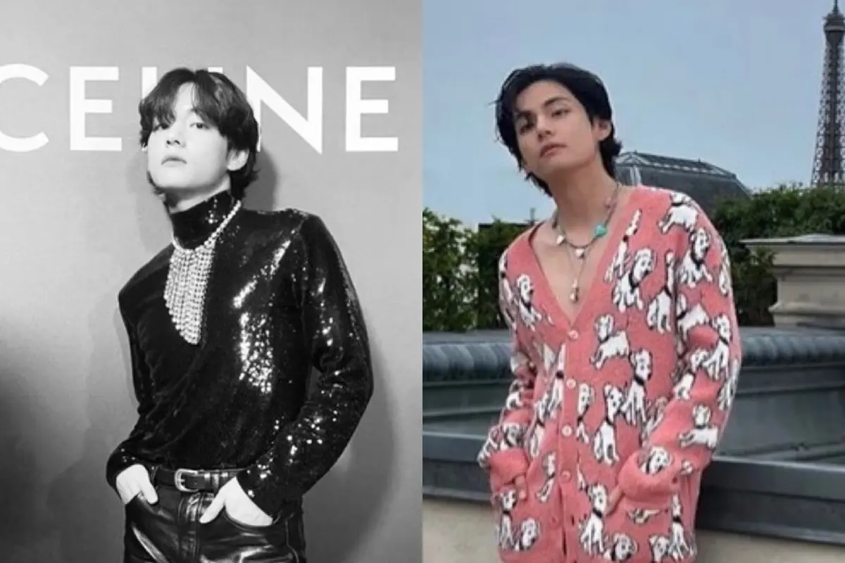 Tampilan Kim Taehyung aka V BTS Selama di Paris