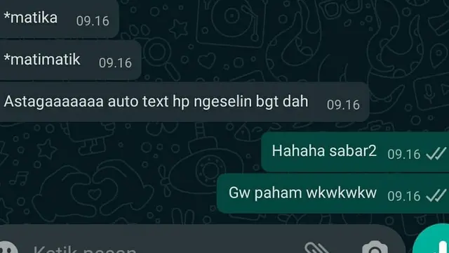 6 Chat Orang Tanya Tapi Salah Ketik Ini Bikin Bingung