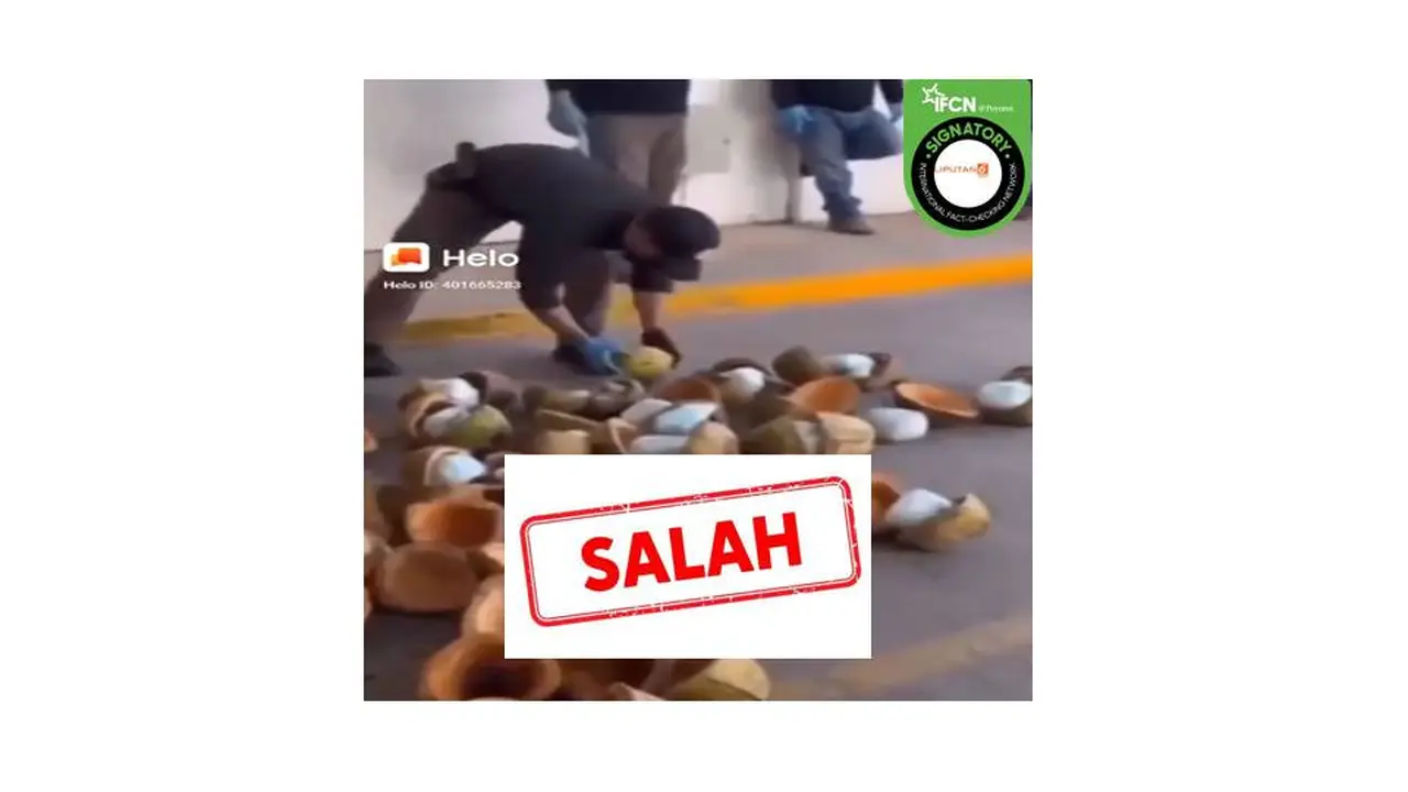 Cek fakta narkoba dalam buah kelapa muda