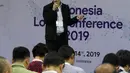 Marketing Manager DTDS Andy Wong saat menjadi pembicara dalam Indonesia Long Range Conference (IDLoRaCon) 2019 di Function Hall Emtek City, Jakarta, Rabu (14/8/2019). IDLoRaCon 2019 mempertemukan pegiat teknologi, pelaku industri, dan pengguna teknologi LoRa. (Liputan6.com/Herman Zakharia)