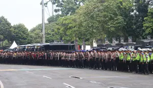 Ribuan Personel Gabungan Kawal Laga Chelsea Vs AC Milan di GBK