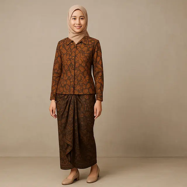 Baju Batik Tulis Klasik Wanita Cocok Dengan Bawahan Apa? 8 Padu Padan Ini Bantu Kamu Anti Kaku dan Tetap Cantik/ Ilustrasi AI