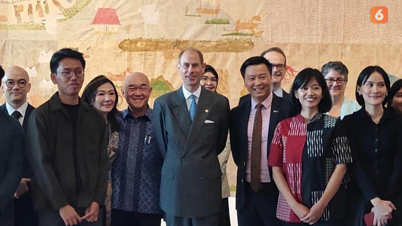 Potret Pangeran Edward Saat Kunjungi Museum MACAN
