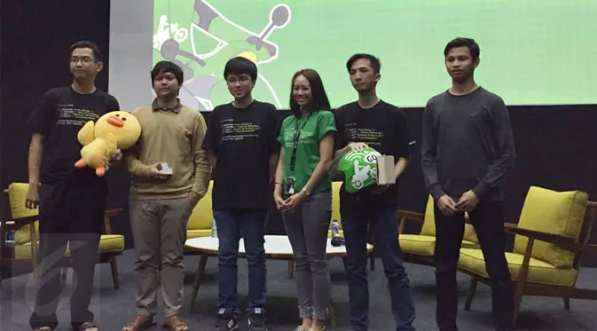 Para juara Go-Hackathon. / Jeko Iqbal Reza