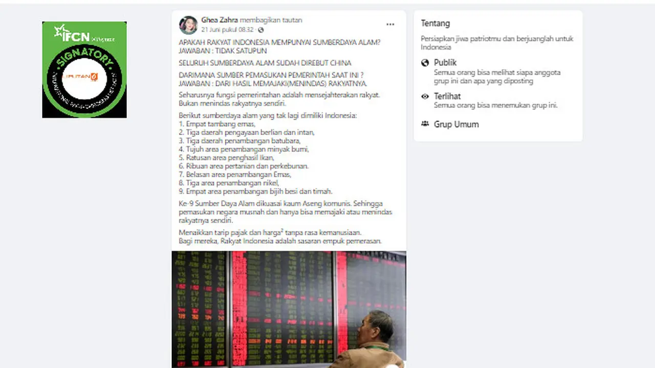 Sumber Daya Alam Indonesia Direbut China? Simak Faktanya