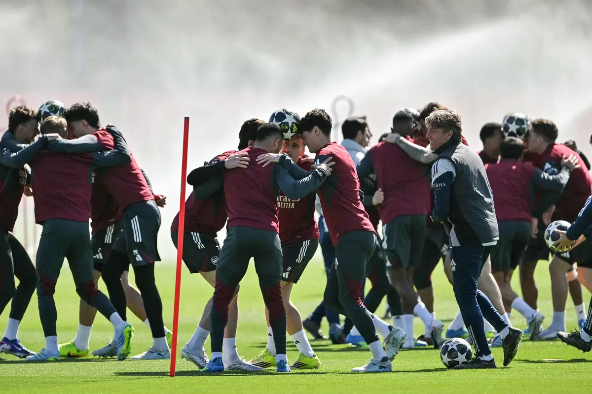 Foto: Metode Latihan Nyentrik Arsenal Gunakan Pulpen Jelang Laga Melawan Sporting CP di Liga Champions
