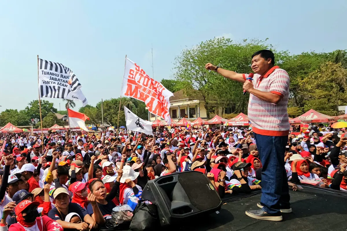 Maruarar Sirait Ajak Ribuan Warga Kota Bekasi Dukung Ganjar Pranowo