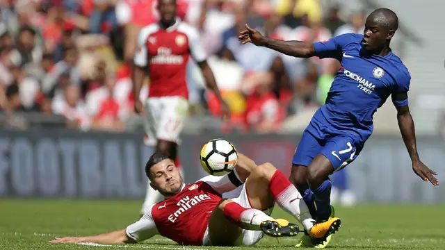 FOTO: Bungkam Chelsea, Arsenal Raih Community Shield 2017