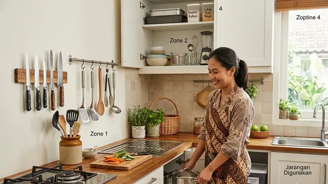 Cara Menata Peralatan Masak Berdasarkan Frekuensi Pemakaian