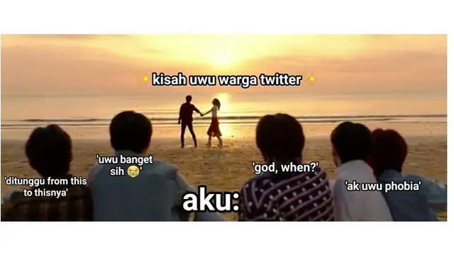 6 Meme Netizen saat Lihat Momen Pasangan Kekasih di Medsos Ini Bikin Ngakak