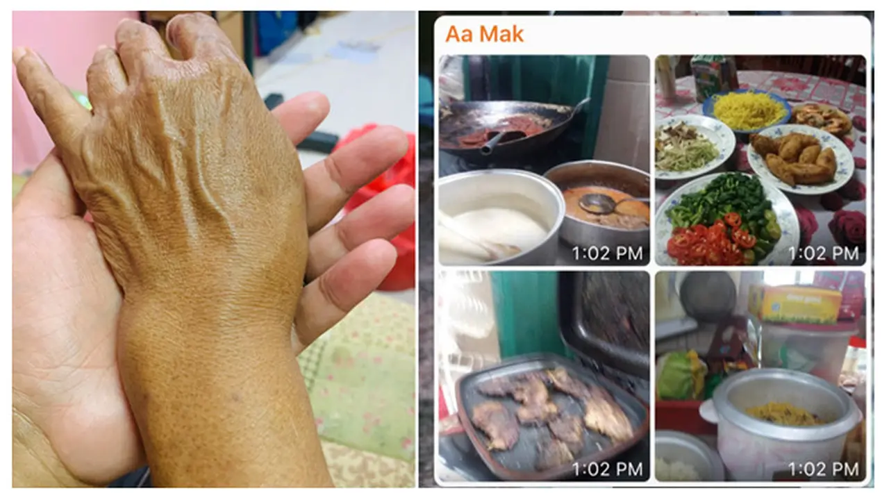 Meski Alami Cedera, Kisah Ibu Masak Saat Hari Raya Ini Bikin Haru