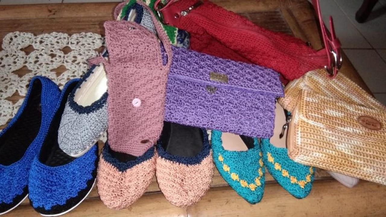 Hasil rajutan tangan warga Agam, Sumatera Barat. (Dok Humas Agam)