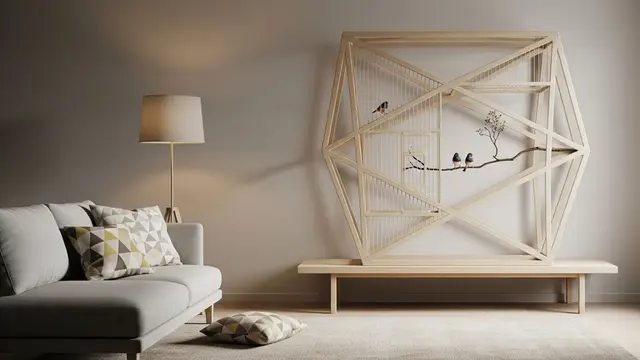 Desain Rumah Minimalis dengan Kandang Burung Indoor