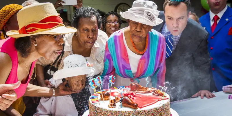 20150707-Orang Tertua di Dunia Rayakan Ulang Tahun ke-116-New York-Susannah Mushatt Jones 1