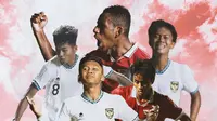 Timnas Indonesia - Cover 5 Pemain Timnas Indonesia U-16 (Bola.com/Bayu Kurniawan Santoso)