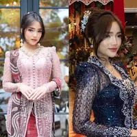 Lihat di sini deretan kebaya pilihan Fuji An saat lamaran, akad, dan resepsi pernikahan sang kakak Frans Faisal. [@fuji_an].