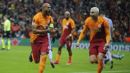 Barcelona mendapatkan kejutan besar pada menit ke-28, di mana gol yang dicetak Marcao berhasil membuat tuan rumah unggul 1-0. (AP Photo)