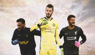 Ilustrasi - Hugo Lloris, David de Gea, Alisson Becker (Bola.com/Adreanus TItus)