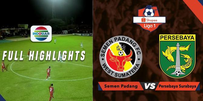VIDEO: Highlight Liga 1 2019, Semen Padang Vs Persebaya 0-0