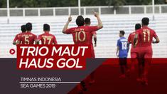 Berita video trio maut haus gol Timnas Indonesia di SEA Games 2019.