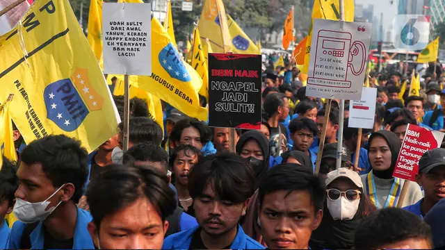 Demo Tolak Kenaikan Harga BBM Berujung Ricuh