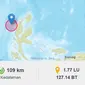 Gempa Magnitudo 6,6 mengguncang wilayah Halmahera Barat, Maluku Utara, Rabu (22/11/2023). (Liputan6.com/ Dok BMKG)
