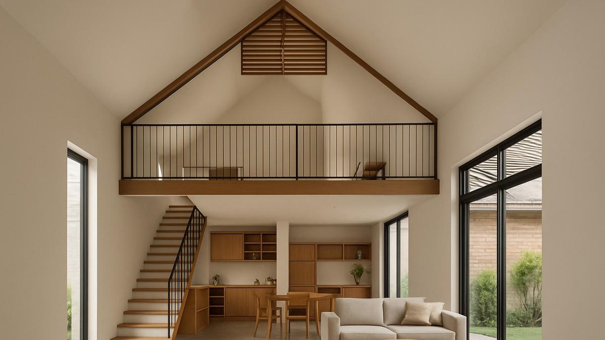 Rumah Minimalis Tipe 21 dengan Mezzanine, Ide untuk Ruangan Terbatas
