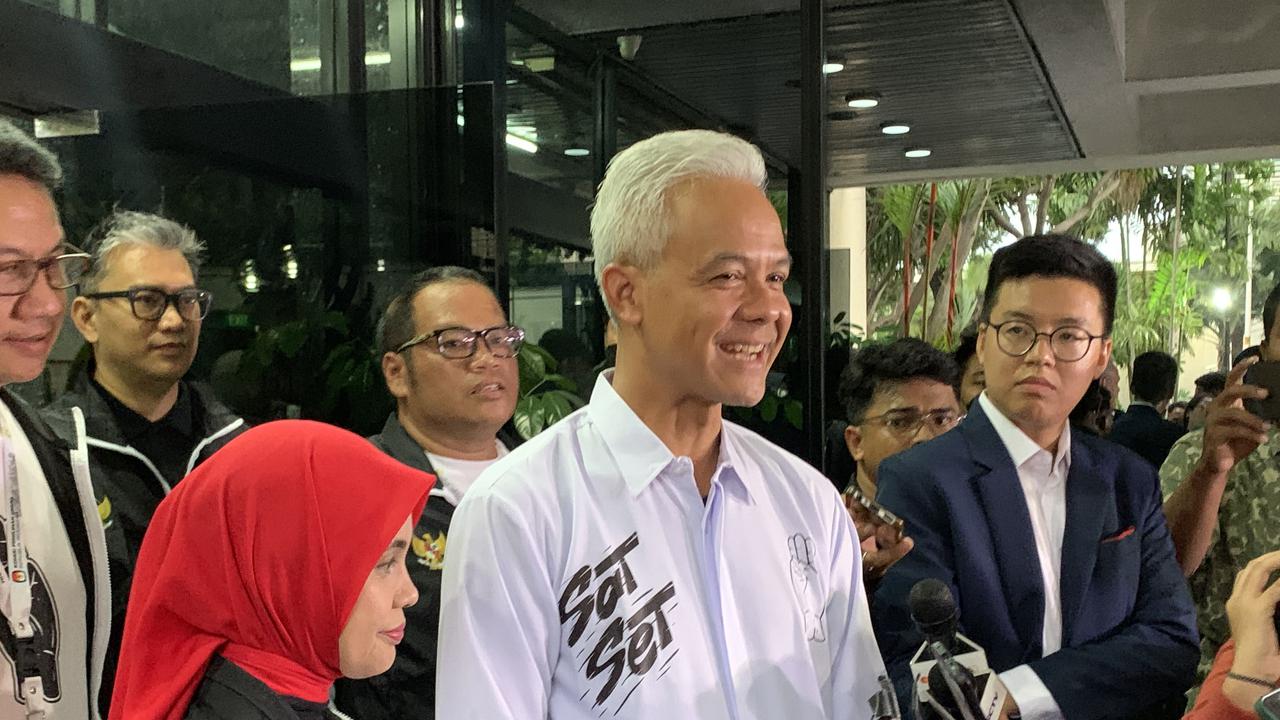 Pasangan calon capres-cawapres nomor urut tiga, Ganjar Pranowo (Liputan6.com/Delvira Hutabarat)