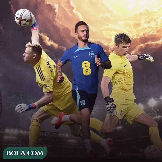 Ilustrasi - Nick Pope, Aaron Ramsdale, James Maddison