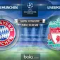 Liga Champions: Bayern Munchen vs Liverpool. (Bola.com/Dody Iryawan)