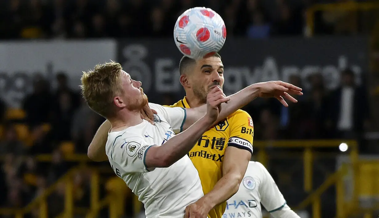 Skuad asuhan Pep Guardiola keluar sebagai pemenang dengan skor telak 5-1. (AP/Rui Vieira)