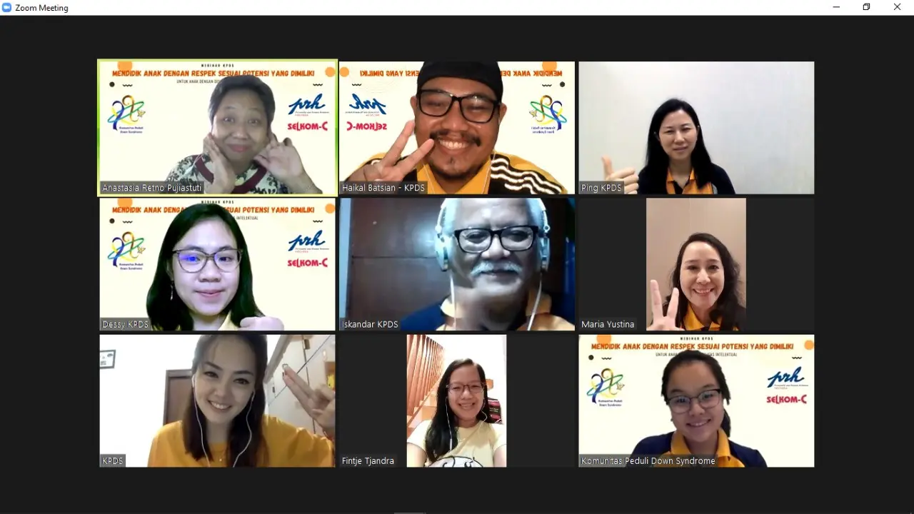 Menemani Para Orangtua dengan Anak-anak Disabilitas, KPDS Adakan Webinar Secara Rutin