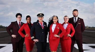 Kebijakan Baru Virgin Atlantic Luncurkan Seragam Netral Gender
