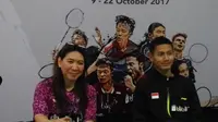 Manajer Tim Junior Indonesia Susy Susanti. (Liputan6.com/Switzy Sabandar)