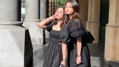 Kekompakan Acha Septriasa dan Rossa saat menikmati suasana di Martin Place, Sydney. (Foto: Instagram/ itsrossa910)