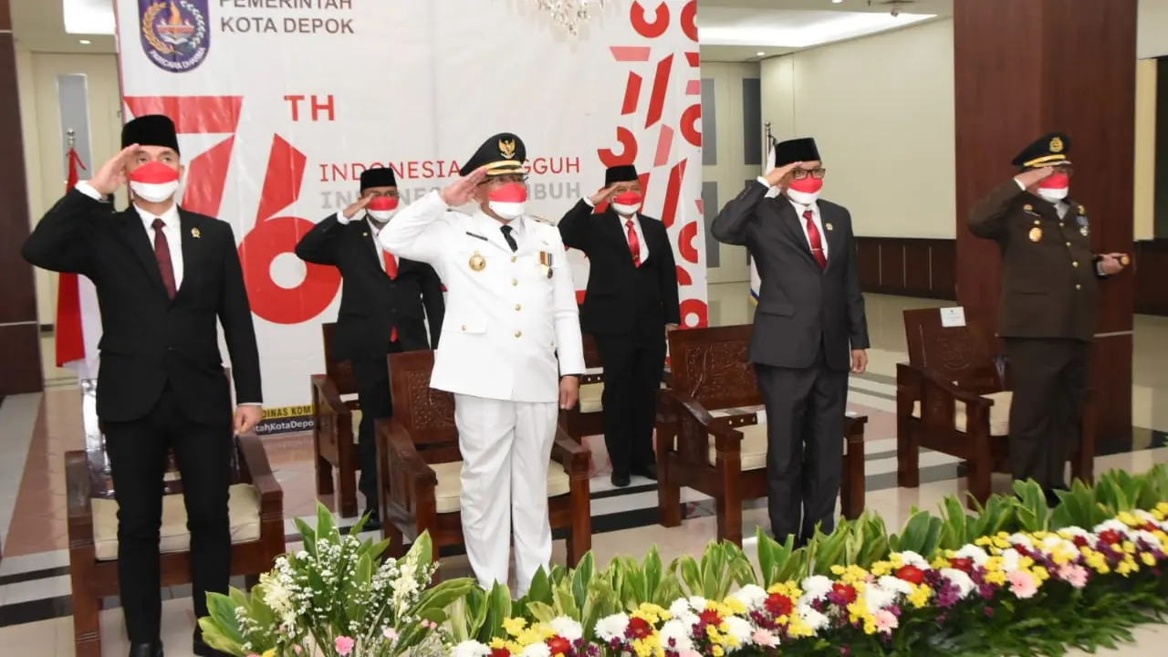 Peringatan HUT ke-76 RI di Kota Depok