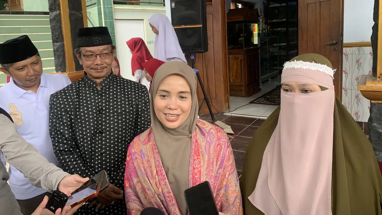 Atikoh Ganjar Silaturahmi di Ponpes Ma'ahidul Irfan Magelang