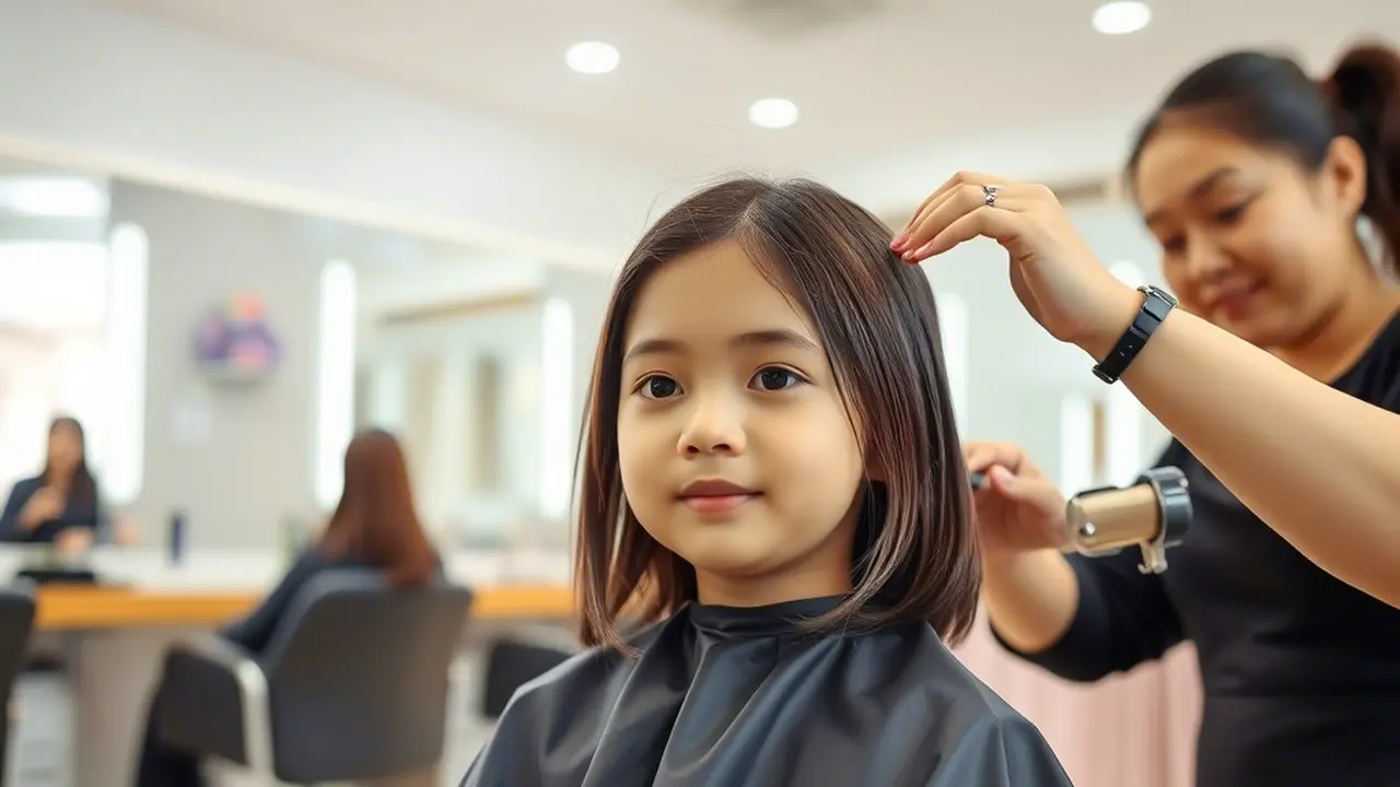 Model Rambut Anak Perempuan Pendek