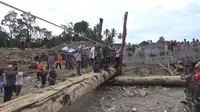 23 Hari Warga Aek Garoga Tapanuli Selatan Terputus dari Dunia Luar