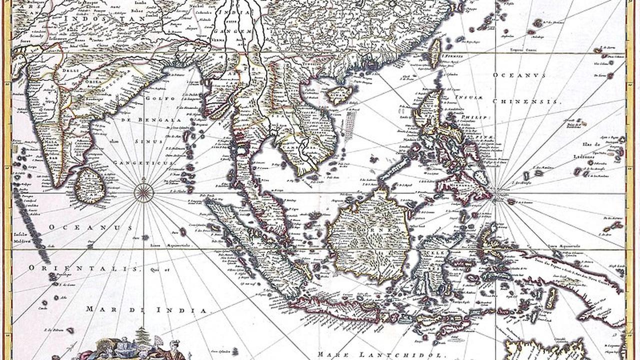 Peta Nusantara lama pada zaman Belanda. (Foto: Wikimedia commons)